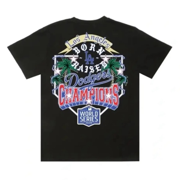 BORN X RAISED Other - Born X Raised Los Angeles Dodgers World Series Champs 2020  47 Tee L